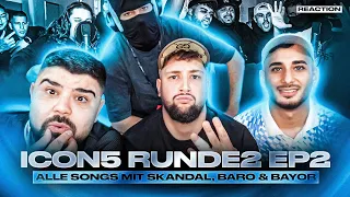 DIE ERSTEN ICON 5 SONGS 😍 Favela / Unerreichbar / Zoom / Pull up | Reaction (Skandal, Baro, Bayor)