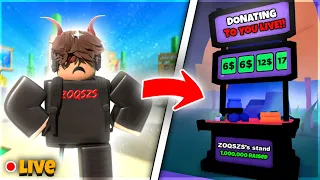 🔴 PLS DONATE LIVE | GIVING ROBUX TO VIEWERS! (Roblox Giveaway) 💰