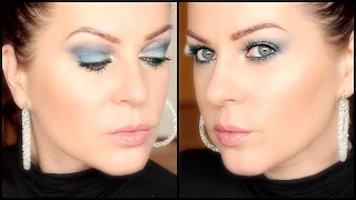 Ocean Blue Makeup Tutorial | Wet N Wild " Poster Child " Palette