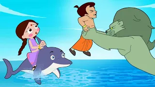 Chutki - Sea Lion attacks Bheem | Fun Kids Videos | Cartoons for Kids