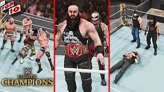 WWE Top 10 Clash of Champions 2019 Predictions! (WWE 2K19)