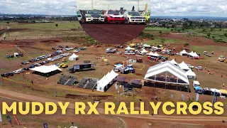 Drivers battle with Mud at the Final Round of RX RallyCross held at Kasarani.