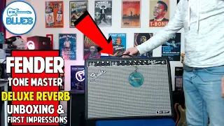 Unboxing a Fender Tone Master Deluxe Reverb! - intheblues Live Stream