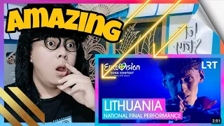 FIRST REACTION to Silvester Belt - Luktelk | Lithuania | National Performance | Eurovision 2024