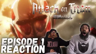 Anime Virgins watch Attack on Titan 1x1 | "To You, in 2000 Years: The Fall of Shiganshina" Reaction