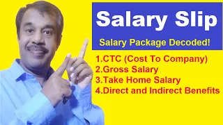 CTC(Cost to Company) Vs Gross Salary Vs Take Home Salary - Salary Package Pay Slip Explained