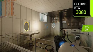 Portal with RTX | RTX 3080 4K, 1440p, 1080p DLSS 2.4 | Ray Tracing | i7 10700F | PC Performance