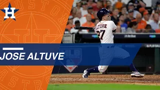 Watch all of Jose Altuve's hits in the postseason