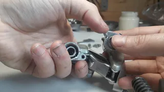 Adding tension to Rear Derailleur B Tension Assembly.
