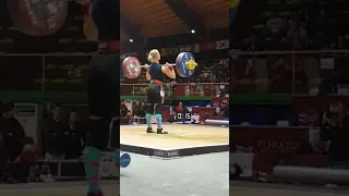 Marianne Saarhelo 🇫🇮 - 113kg clean and jerk 🥈 - 2020 Roma Weightlifting World Cup -59kg