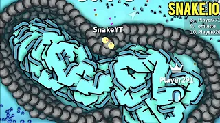 Snake.Io - Dark Devil Snake Vs Pro Giant Snake! Epic Snakeio Gameplay