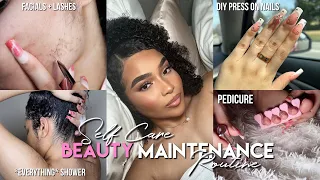 SELF CARE BEAUTY MAINTENANCE ROUTINE 2024 | Full Shower Routine, Pedicure, Body Care, Nails + More!