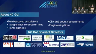 2020 NCDOT Transportation Summit - Change is Coming, But Have You Thought About...
