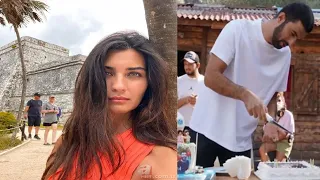 Engin is shocked by Tuba Büyüküstün in his birthday!