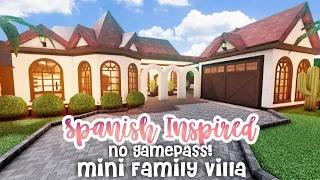 No Gamepass Spanish Inspired Tropical Family Villa Speedbuild and Tour   iTapixca Builds