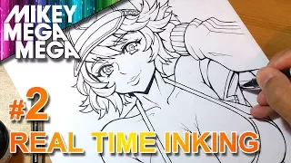 Real Time FANART TUTORIAL - Inking