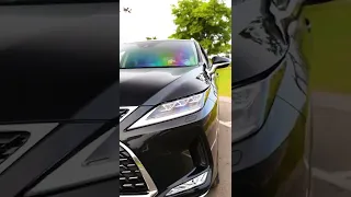 The 2022 Lexus rx350 all new tail light start up with animation