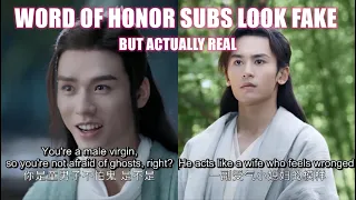 #wordofhonor subs look fake but actually real
