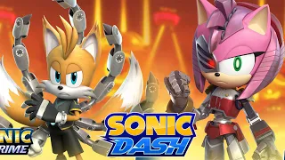 SONIC DASH NEW UPDATE SONIC PRIME - NEW CHARACTER TAILS NINE VS RUSTY ROSE AMY