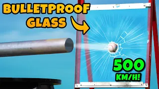 1000RPM Baseball Machine Vs. Bulletproof Glass