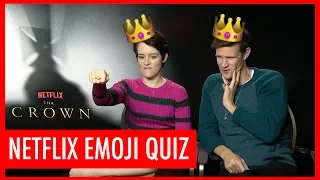 Claire Foy, Matt Smith + more struggle through our Netflix Emoji Quiz