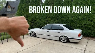 E34 540i left me stranded AGAIN | BMW E34 No fuel, no spark troubleshooting