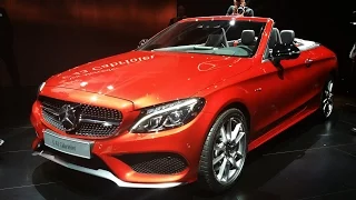 2017 Mercedes C-Class Convertible First Look - 2016 Geneva Motor Show