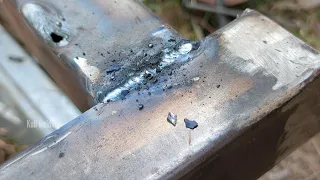 how to weld a 1mm thin square pipe that not many people know