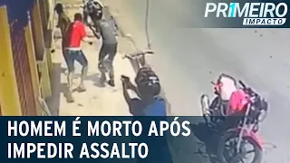 Homem é assassinado após impedir assalto no Maranhão | Primeiro Impacto (22/04/21)
