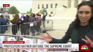 Pro- and Anti-Abortion Rights Protesters Gather at Supreme Court | NBC4 Washington