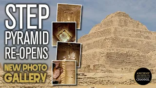 The Step Pyramid of Djoser Re-Opens + New Pictures From Inside | Ancient Architects