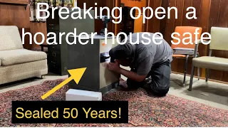 Safe sealed since 1970, today it gets opened up! Hoarder House Safe opening