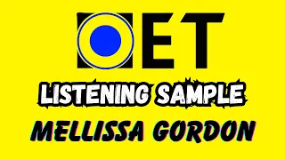 Melissa Gordon OET 2.0 listening test with Answers oet 2.0 online classroom