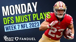 NFL DFS Week 7 MONDAY Night Football | 49ers @ Vikings | DFS Picks