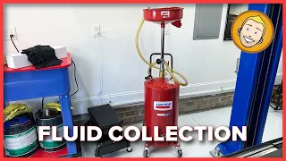 How to use the Lincoln 3601 Oil Catch Can/Fluid Drain Tank  |  Tool of the Week