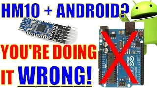 HM-10 BLE Android App using HM10 & AI2 only.  NO ARDUINO