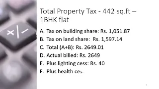 Gram Panchayat Tax Part 2   Calculations