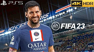 FIFA 23 - 4K GAMEPLAY [ 60 FPS ] HDR  | RONALDO VS MESSI TOP BEST TEAM - RAMBO STUDIO .