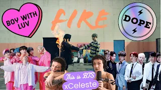 Another BTS reaction compilation for you - This is BTS - xCeleste, Boy with Luv, Dope, & Fire