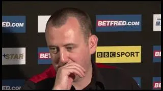 Mark Williams beaten by Ronnie O'Sullivan in the Betfred.com World Snooker Championships