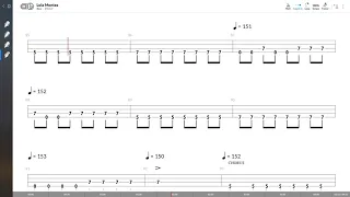 Volbeat - Lola Montez (BASS TAB PLAY ALONG)