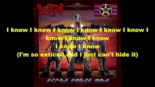 Lordi - I'm So Excited Pointer Sisters cover  lyrics