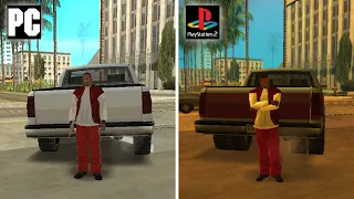 15 COSAS de GTA San Andreas de PS2 que fueron ELIMINADAS en PC
