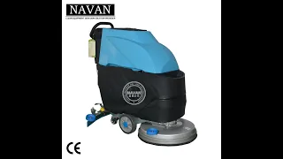 A1 walk behind automatic floor scrubber cleaning machine