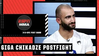 Giga Chikadze: There is no featherweight better than me | UFC Post Show | ESPN MMA