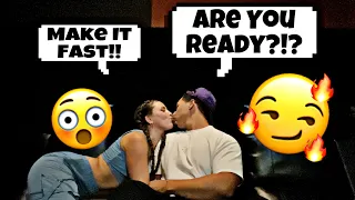 Asking My GIRLFRIEND To "DO IT" At The Movie Theater !! *Wild Reaction*