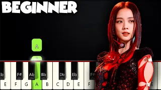 Flower - Jisoo | BEGINNER PIANO TUTORIAL + SHEET MUSIC by Betacustic