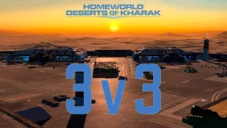 Deserts of Kharak EPIC 3v3 - Closest game ever!