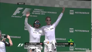 Fail Alonso and Button Honda Formula 1 Brazil GP