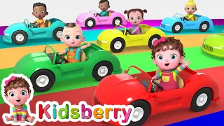 Ten Little Cars | Kidsberry Nursery Rhymes & Baby Songs